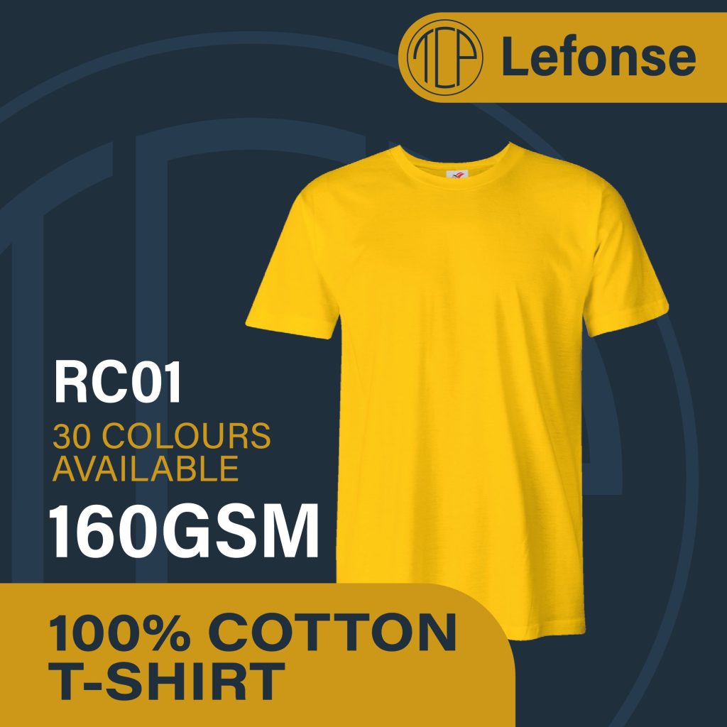 Lefonse Cotton Rc Gsm Unisex Cotton Round Neck T Shirt