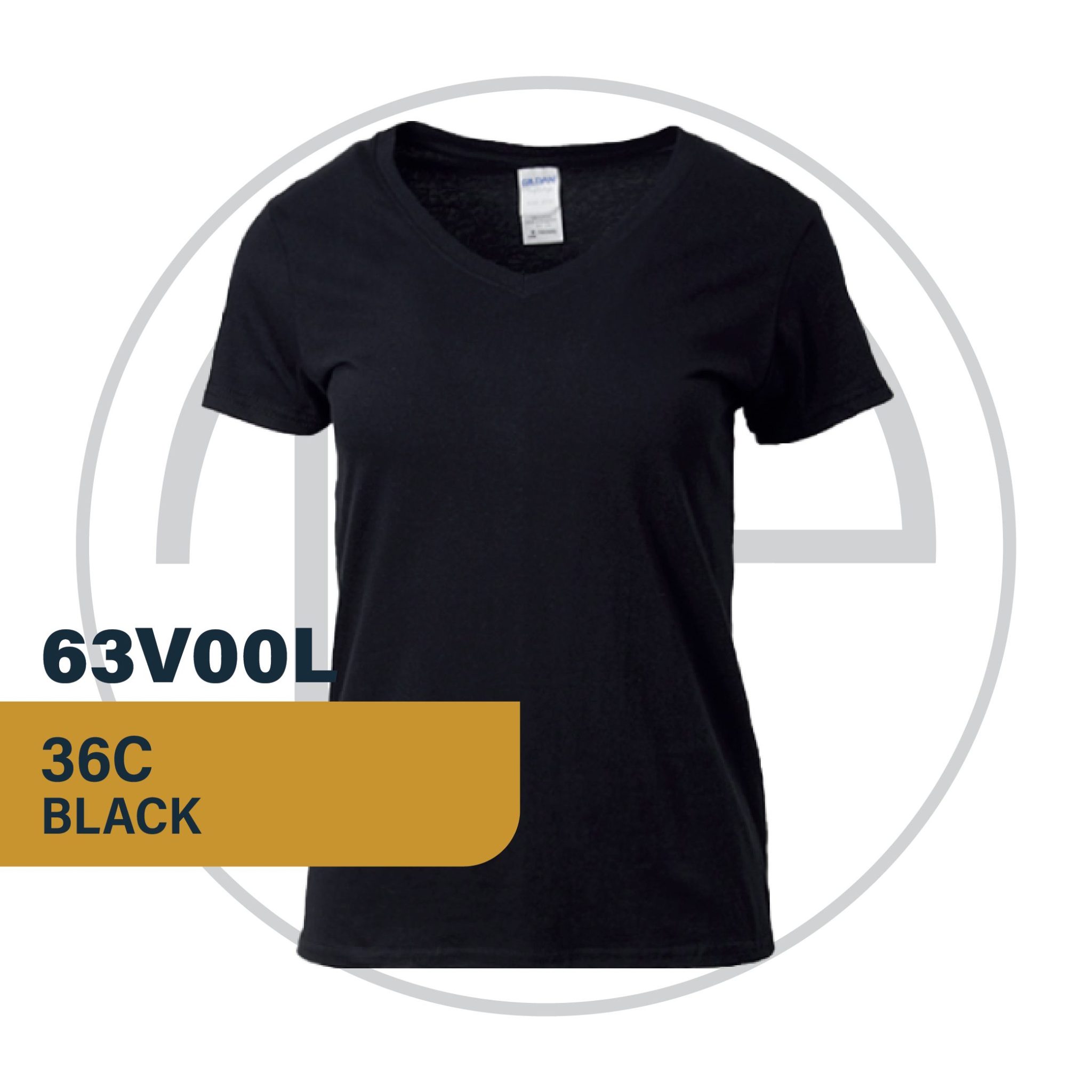 Gildan 150gsm 63v00l Ladies V Neck Softstyle T Shirt Custom Project 