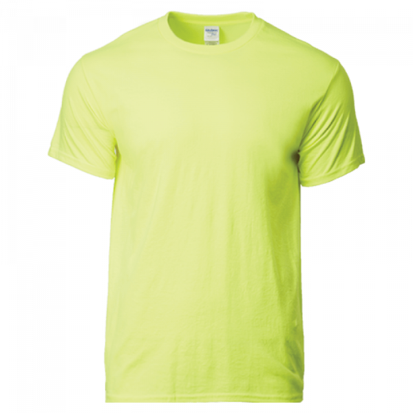 Gildan Premium Cotton Round Neck T-Shirt Safety Green-76000-188C