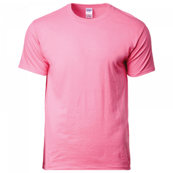 Gildan Premium Cotton Round Neck T-Shirt Safety Pink-76000-263C