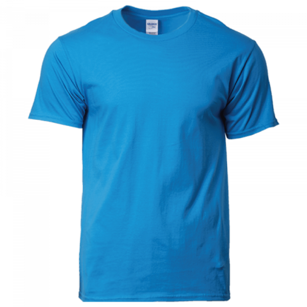 Gildan Premium Cotton Round Neck T-Shirt Sapphire-76000-26C