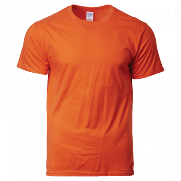 Gildan Premium Cotton Round Neck T-Shirt Orange-76000-37C