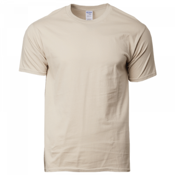 Gildan Premium Cotton Round Neck T-Shirt Sand-76000-38C