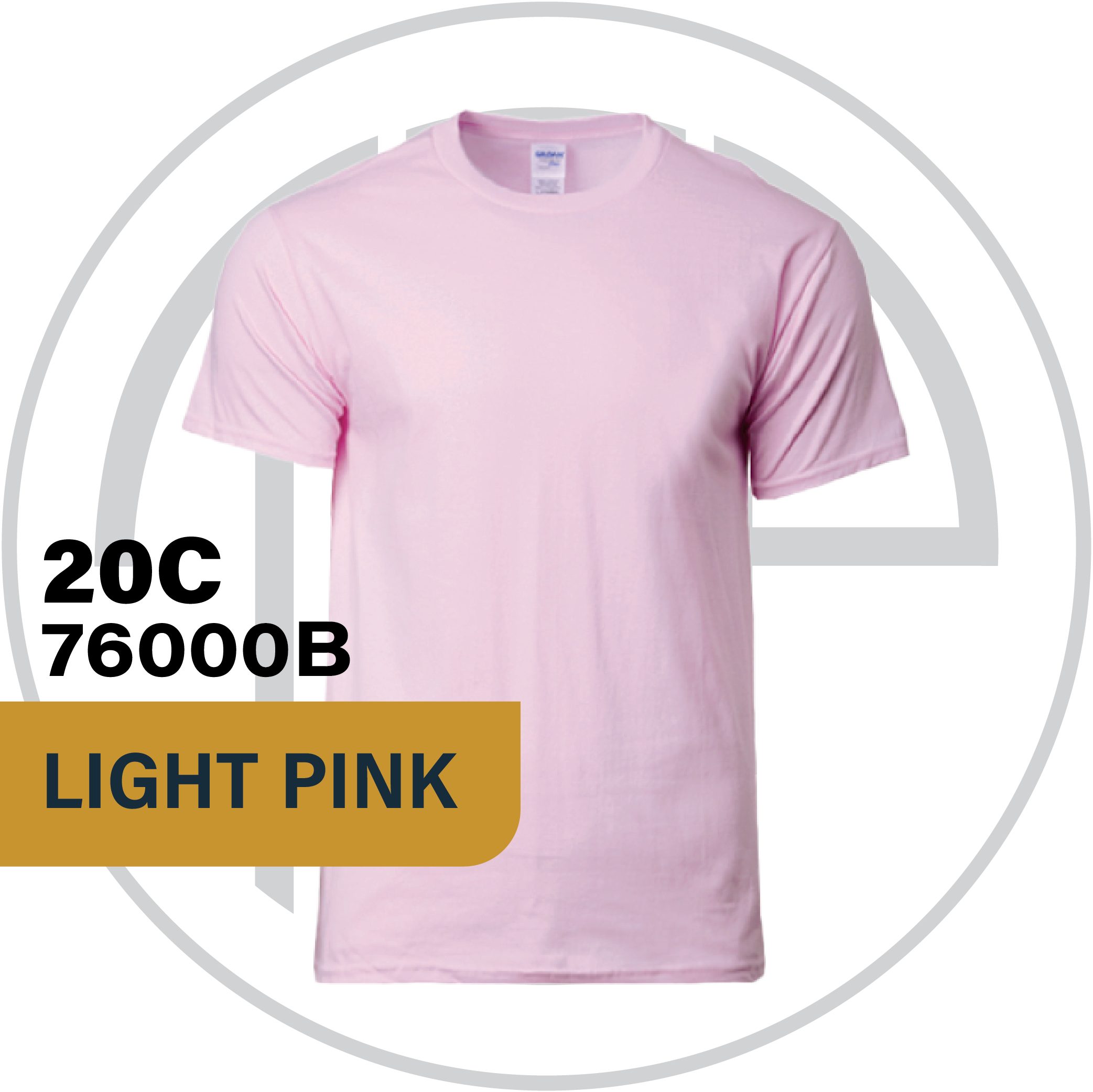 Gildan 76000B Premium Cotton Youth T-Shirt (Light Pink)