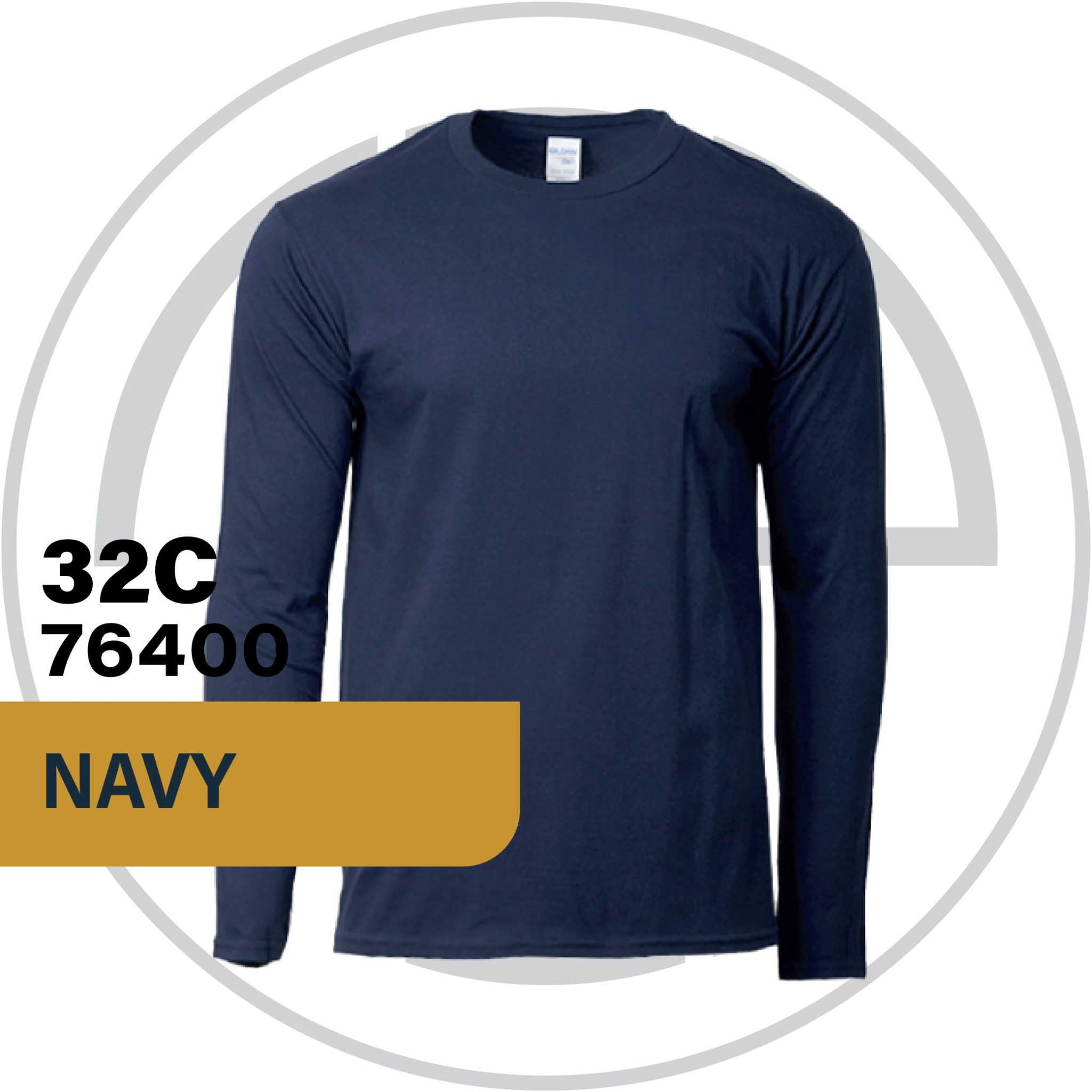 Gildan 180gsm Round Neck 76400 Premium Cotton Long Sleeve T Shirt