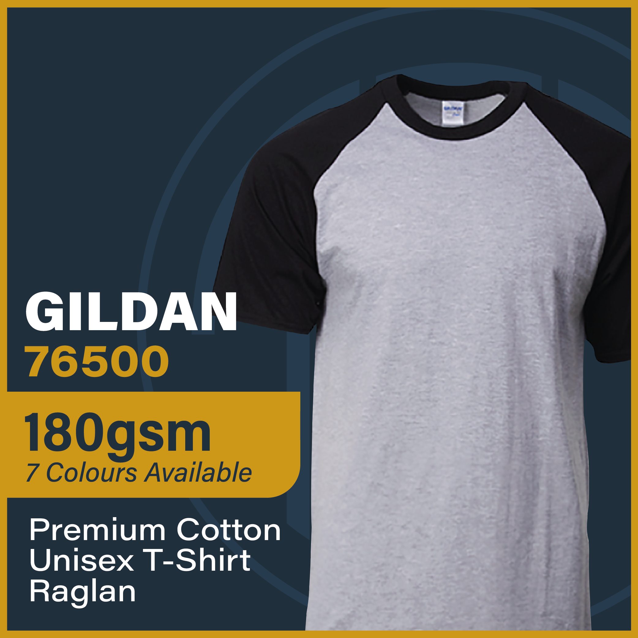 Gildan Raglan 76500