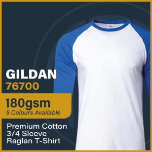 Gildan 3/4 Raglan 76700