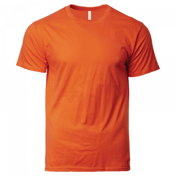 North Harbour 100% Cotton Round Neck T-Shirt Orange-NHR1111-37C