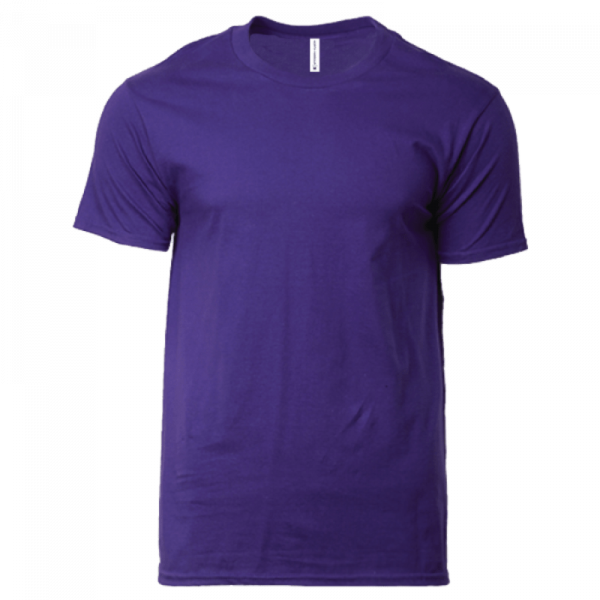 North Harbour 100% Cotton Round Neck T-Shirt Purple-NHR1115-81C
