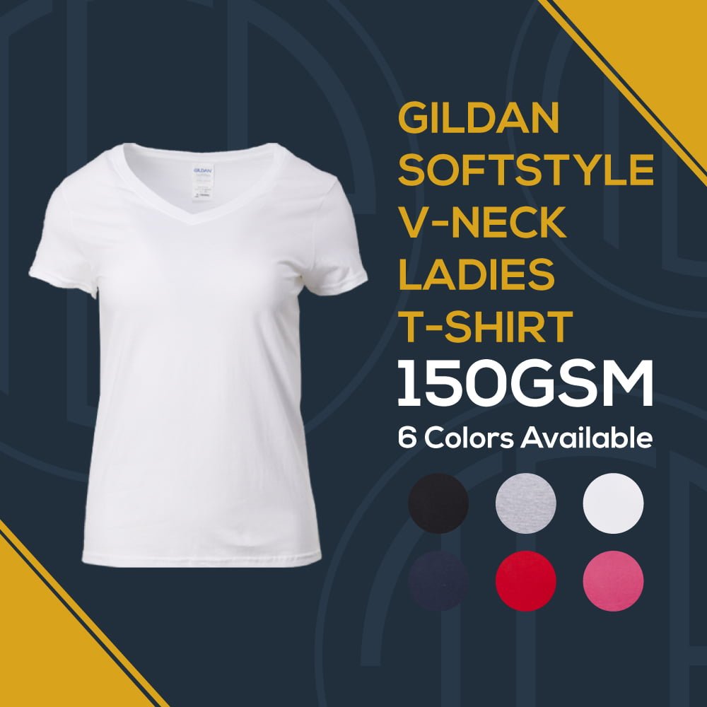 Product-Cover-GILDAN-Softstyle-V-Neck-Ladies