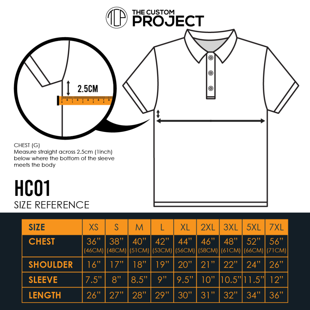 Oren Sport Polo Honeycomb 220GSM HC01 Unisex Polo Shirt - Custom Project