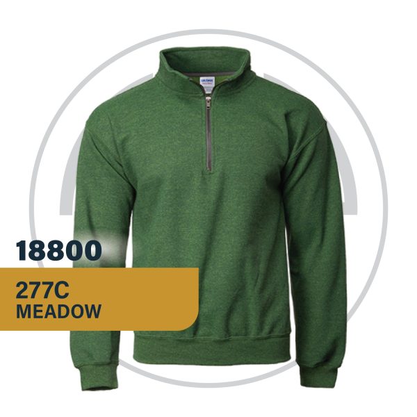 Gildan 18800 Vintage Cadet Collar Sweatshirt Meadow customproject.my