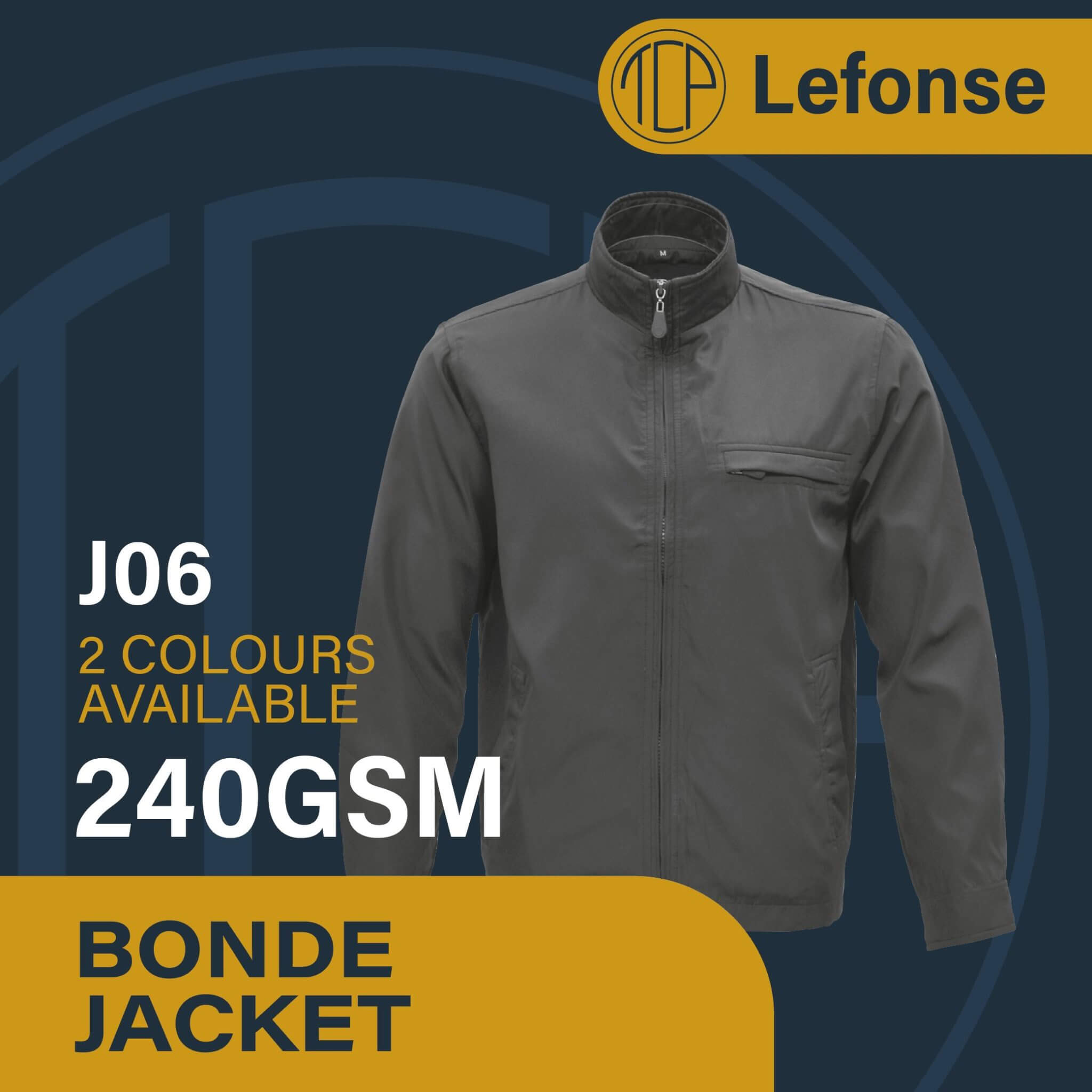 Lefonse Jacket 240GSM J06 Unisex Bonde Jacket Custom Project