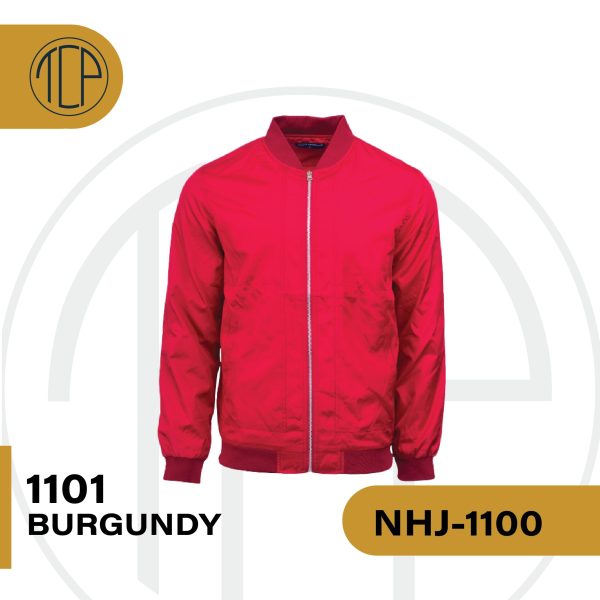 North Harbour NHJ1100 Bomber Jacket Red customproject.my