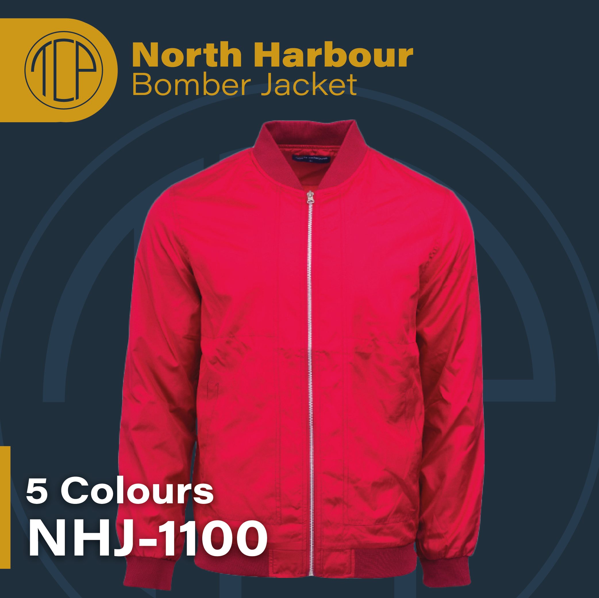 North Harbour NHJ1100 Bomber Jacket customproject.my