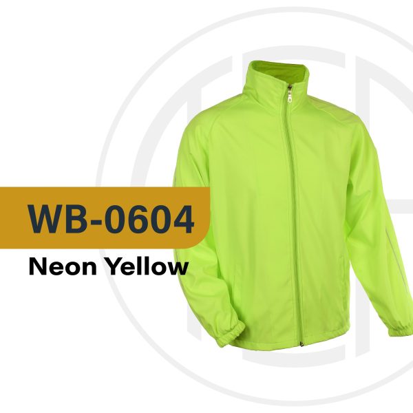 Oren Sport Reversible Windbreaker WB06 Neon Yellow customproject.my