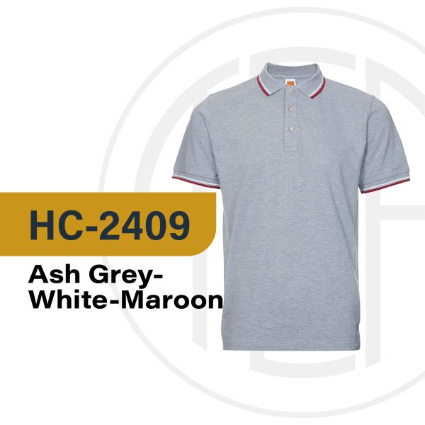 Oren Sport Polo HC24 Ash Grey customproject.my