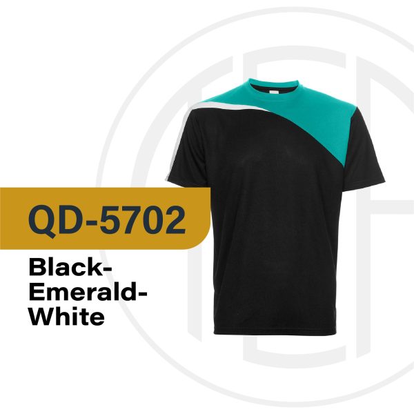 Oren Sport Quick Dry Round Neck QD57 Black Navycustomproject.my