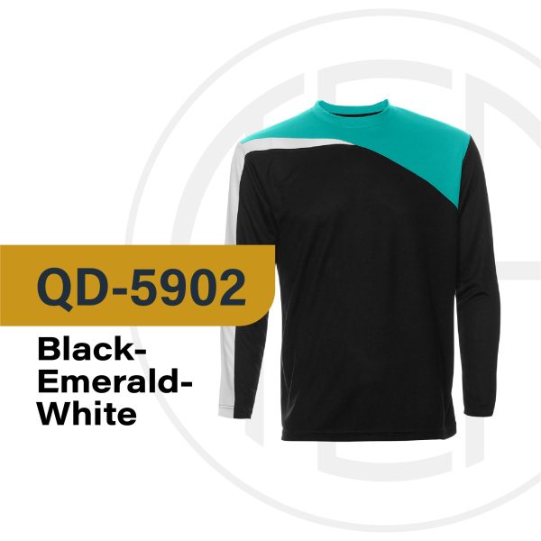 Oren Sport Quick Dry Long Sleeve QD59 Black customproject.my