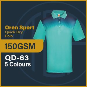 Oren Sport Quick Dry Polo QD63 customproject.my